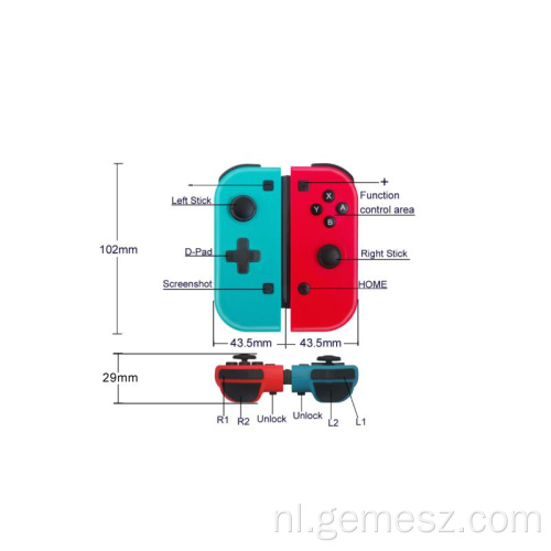 Nintendo Swith Joy-Con Paar Blauw en Rood